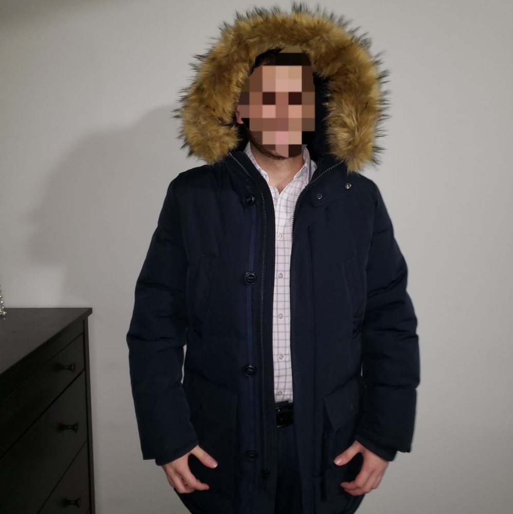 Men's coat, parka